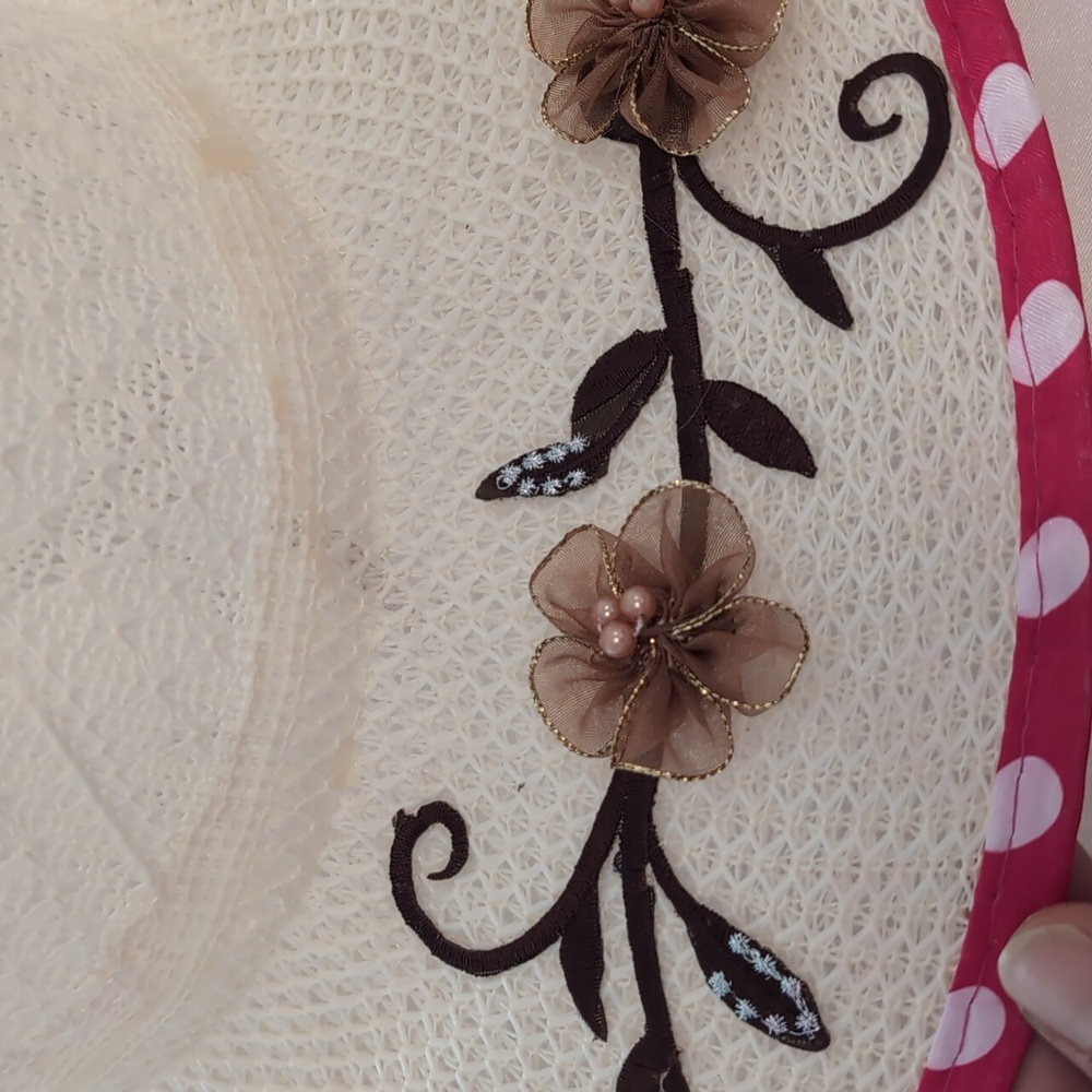 Sun Hat floral adult size - Picture 5 of 6